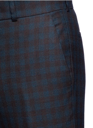 Detail View - Click To Enlarge - PAUL SMITH - Gingham check wool pants