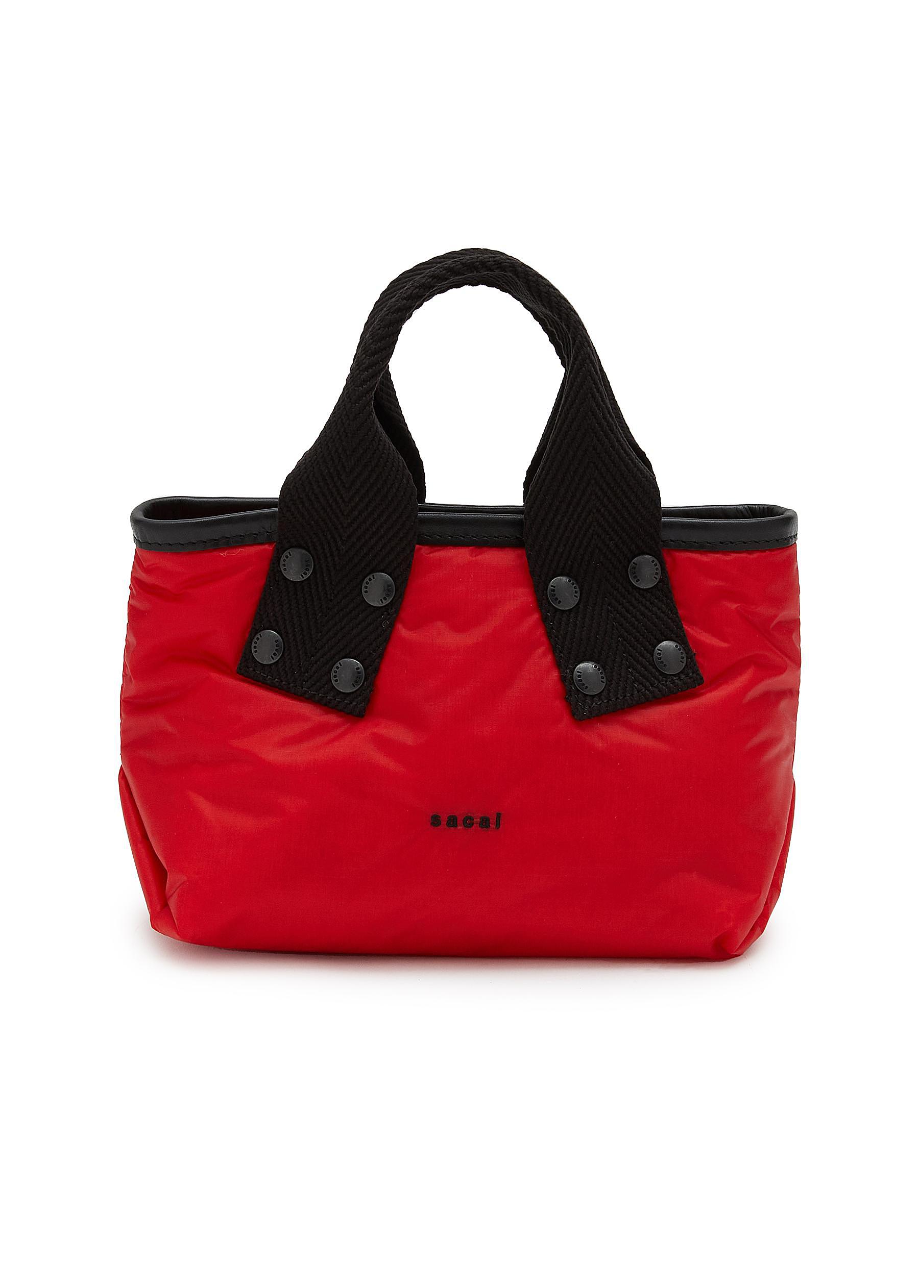 SACAI | Small Skytex Tote Bag | RED | Beauty | Lane Crawford