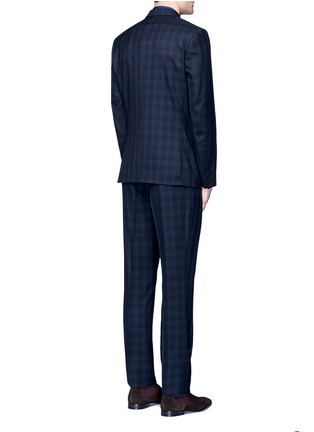 Back View - Click To Enlarge - PAUL SMITH - 'Soho' check plaid wool travel suit