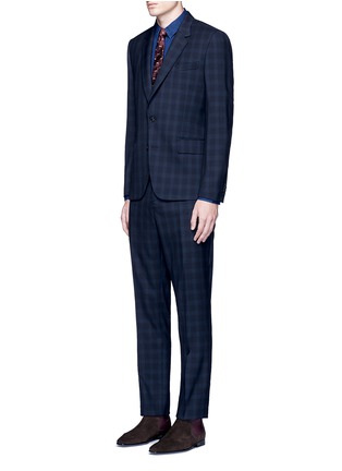 Figure View - Click To Enlarge - PAUL SMITH - 'Soho' check plaid wool travel suit