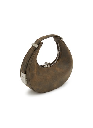Detail View - Click To Enlarge - OSOI - Mini Toni Adjustable Strap Leather Hobo Bag
