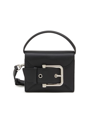 Main View - Click To Enlarge - OSOI - Micro Belted Brocle Leather Shoulder Bag