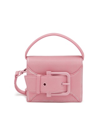 Main View - Click To Enlarge - OSOI - Micro Belted Brocle Leather Shoulder Bag