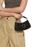 Front View - Click To Enlarge - OSOI - Small Belted Brocle Leather Shoulder Bag