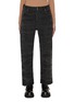 Main View - Click To Enlarge - MM6 MAISON MARGIELA - Overwashed Cropped Jeans
