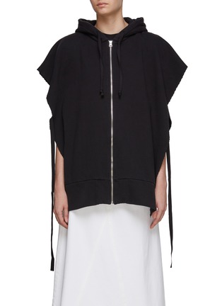 Main View - Click To Enlarge - MM6 MAISON MARGIELA - Oversized Cotton Hoodie