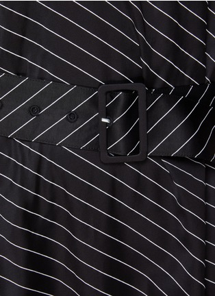  - MM6 MAISON MARGIELA - Belted Diagonal Stripe Dress