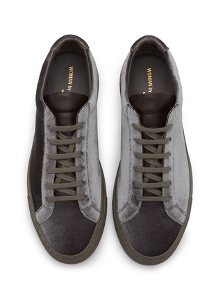 Detail View - Click To Enlarge - COMMON PROJECTS - Achilles Velvet Sneakers