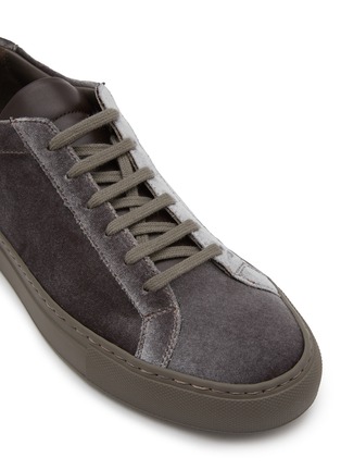 Detail View - Click To Enlarge - COMMON PROJECTS - Achilles Velvet Sneakers