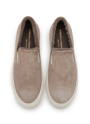 Detail View - Click To Enlarge - COMMON PROJECTS - Suede Slip-On Sneakers