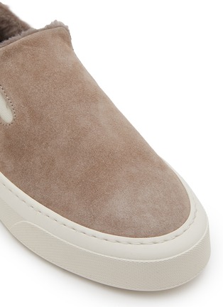 Detail View - Click To Enlarge - COMMON PROJECTS - Suede Slip-On Sneakers