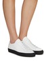 Figure View - Click To Enlarge - COMMON PROJECTS - Achilles Leather Sneakers