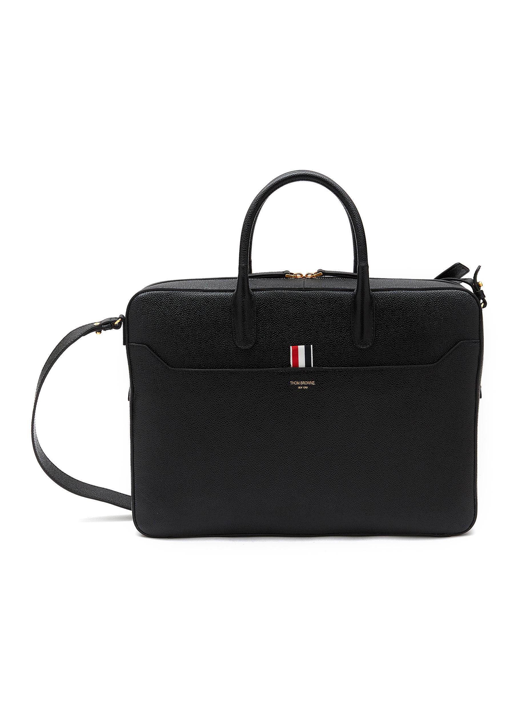 THOM BROWNE Leather Business Bag Men Lane Crawford