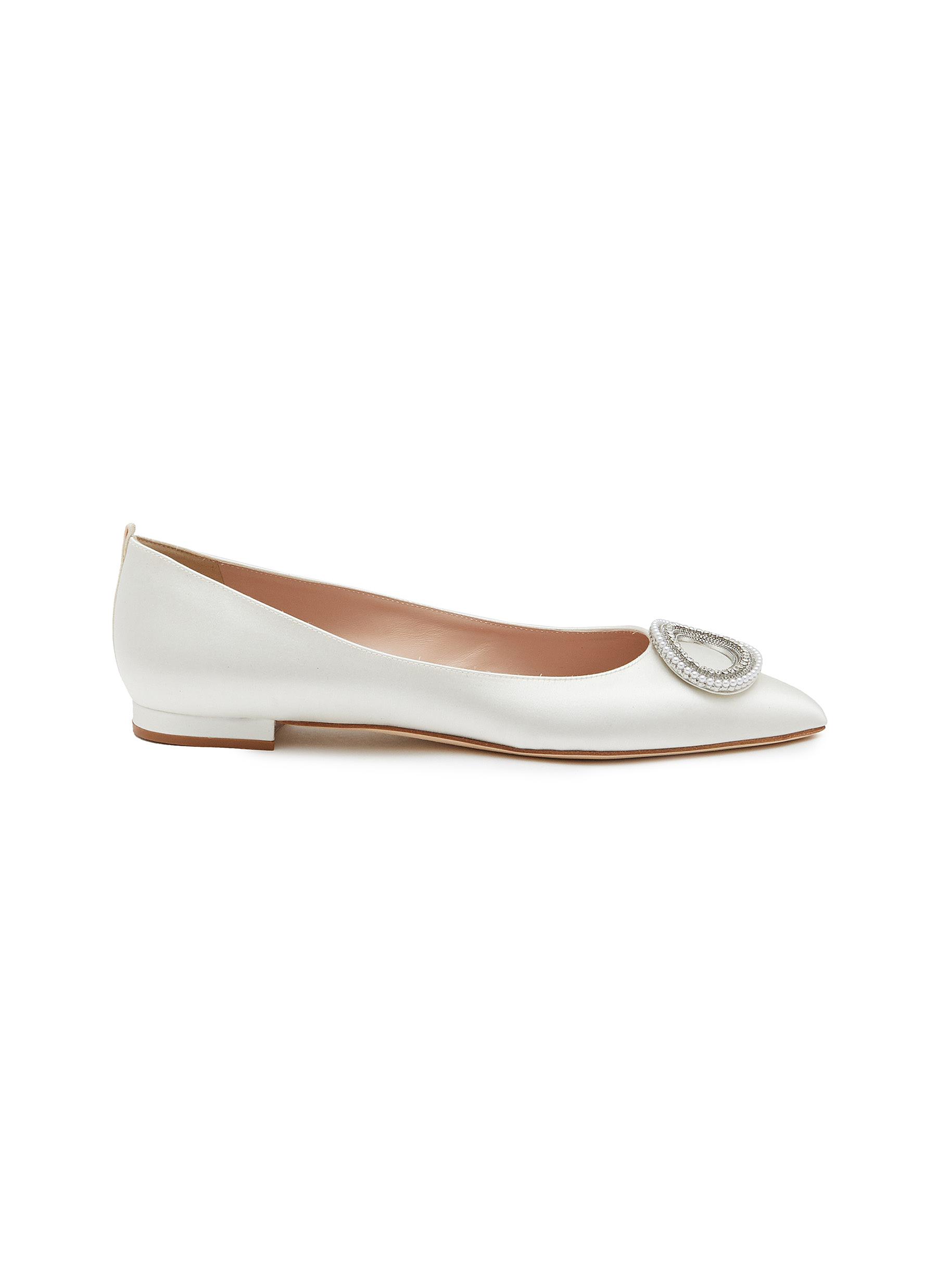 SJP BY SARAH JESSICA PARKER Sonnet Satin Flats Women Lane