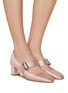 Figure View - Click To Enlarge - SJP BY SARAH JESSICA PARKER - Tartt 50 Satin Heeled Mary Janes