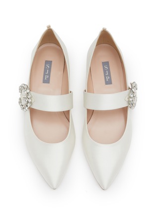 Detail View - Click To Enlarge - SJP BY SARAH JESSICA PARKER - Cosette Satin Mary Jane Flats