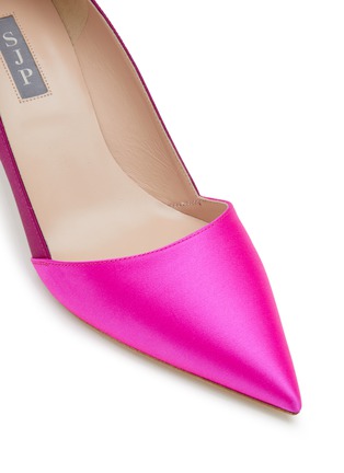 Detail View - Click To Enlarge - SJP BY SARAH JESSICA PARKER - Rampling 70 Bicoloured Satin Pumps