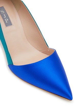 Detail View - Click To Enlarge - SJP BY SARAH JESSICA PARKER - Rampling 70 Bicoloured Satin Pumps