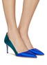 Figure View - Click To Enlarge - SJP BY SARAH JESSICA PARKER - Rampling 70 Bicoloured Satin Pumps