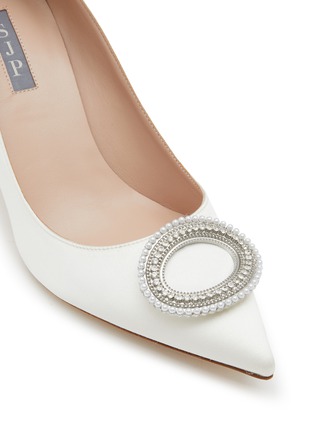 Detail View - Click To Enlarge - SJP BY SARAH JESSICA PARKER - Fawn 70 Satin Pumps