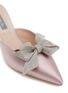Detail View - Click To Enlarge - SJP BY SARAH JESSICA PARKER - Paley 70 Crystal Embellished Satin Heeled Mules