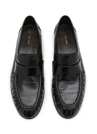 Detail View - Click To Enlarge - THE ROW - Soft Eel Skin Loafers