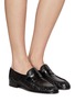 Figure View - Click To Enlarge - THE ROW - Soft Eel Skin Loafers