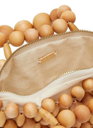 Detail View - Click To Enlarge - CULT GAIA - Cora Wooden Beaded Bag
