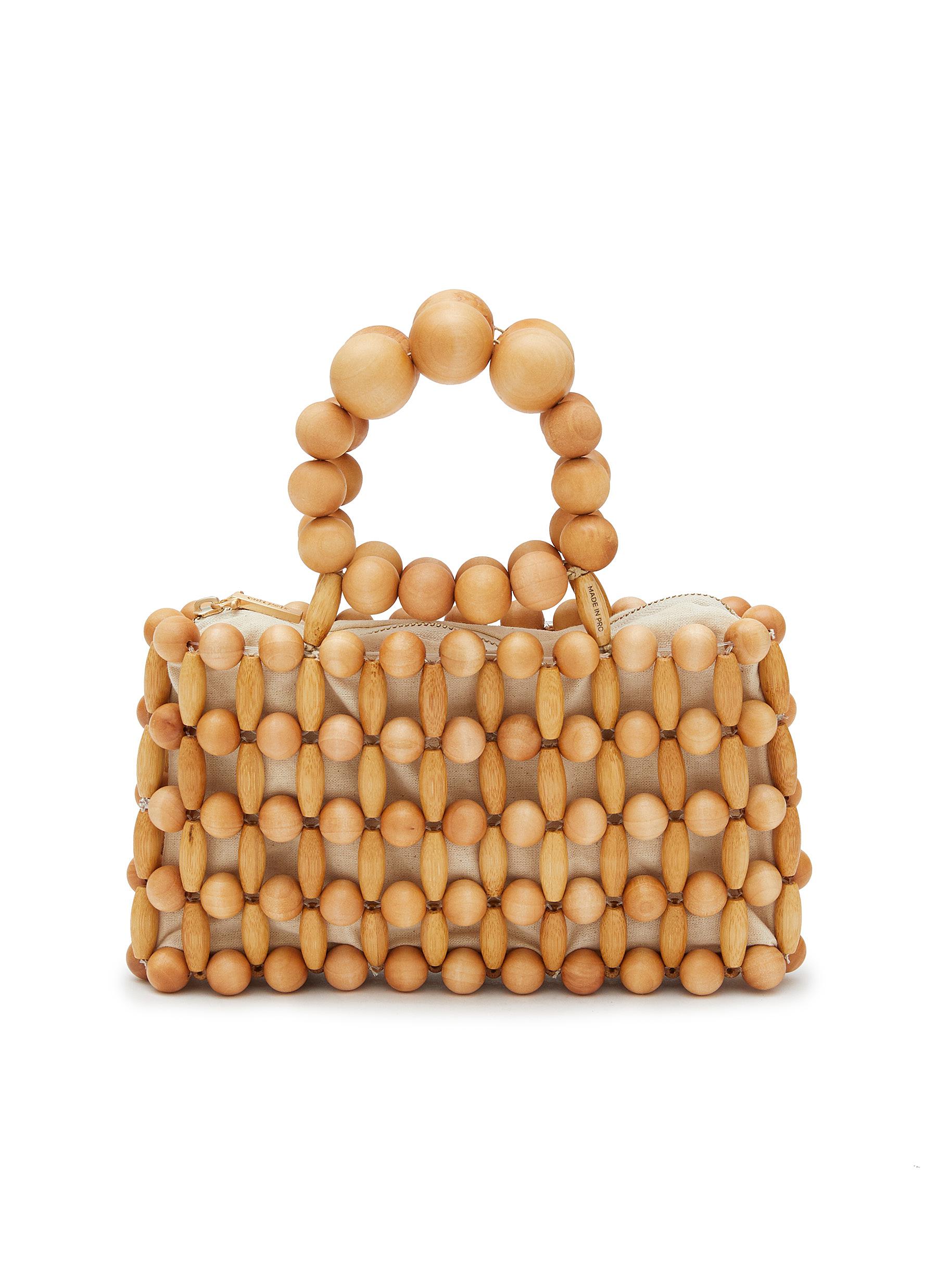 CULT GAIA Cora Wooden Beaded Bag Women Lane Crawford