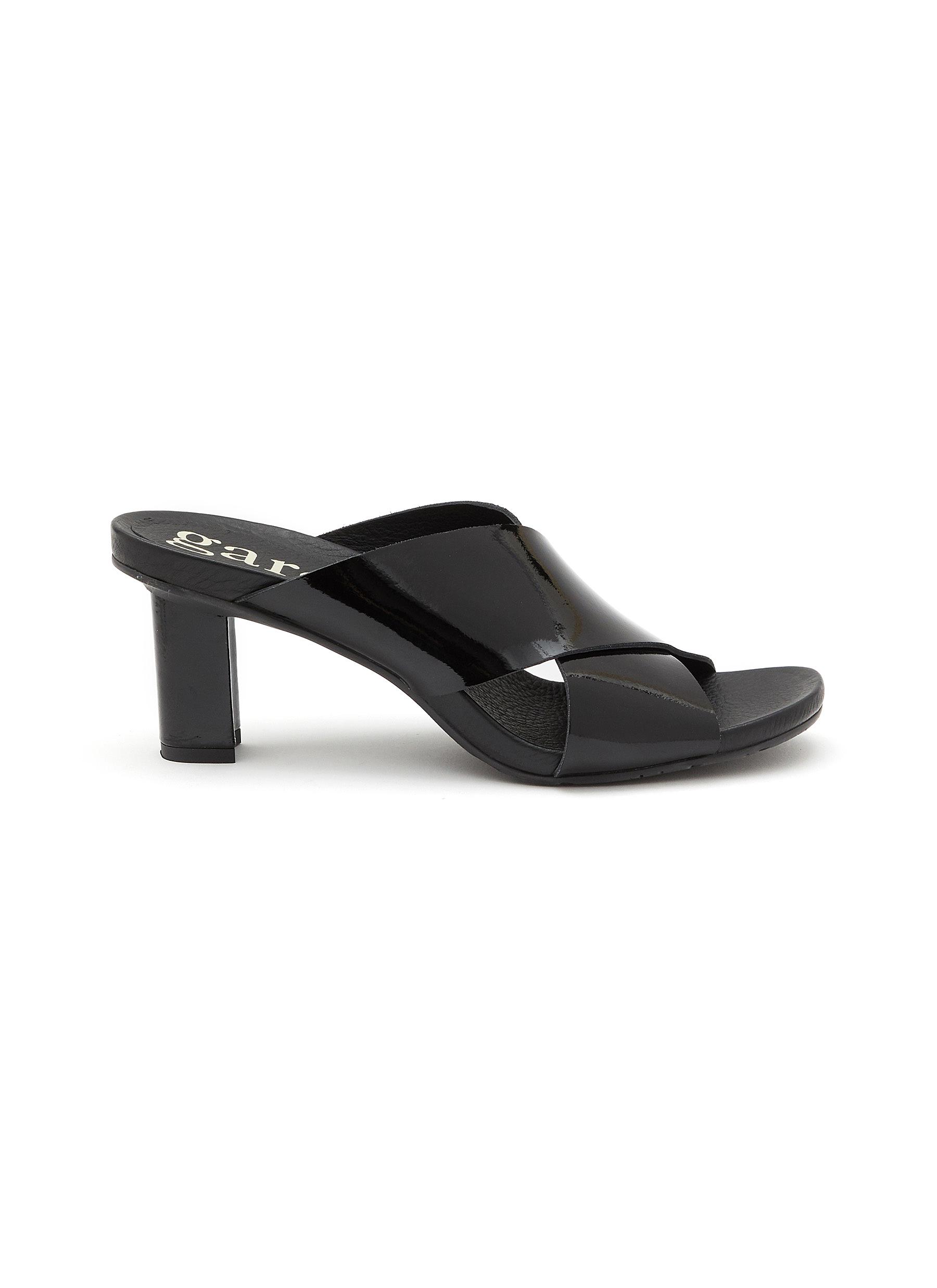 Casidy 65 Criss Cross Patent Leather Sandals