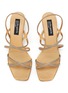 Detail View - Click To Enlarge - PEDRO GARCÍA - Aday 45 Crystal Criss Cross Sandals