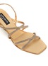 Detail View - Click To Enlarge - PEDRO GARCÍA - Aday 45 Crystal Criss Cross Sandals