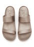 Detail View - Click To Enlarge - PEDRO GARCIA  - Leta 40 Double Band Leather Slides