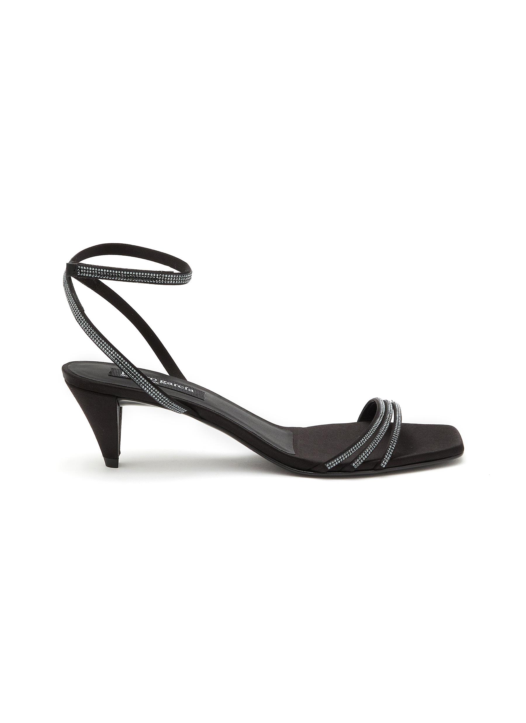 PEDRO GARCIA Ascen 45 Crystal Band Sandals Women Lane Crawford