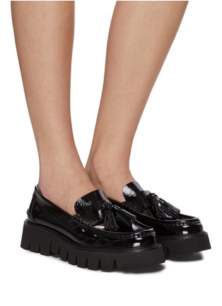 Figure View - Click To Enlarge - PEDRO GARCÍA - Sidonie 35 Patent Leather Loafers