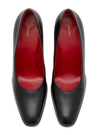 Detail View - Click To Enlarge - THE ROW - Olivia 70 Leather Pumps