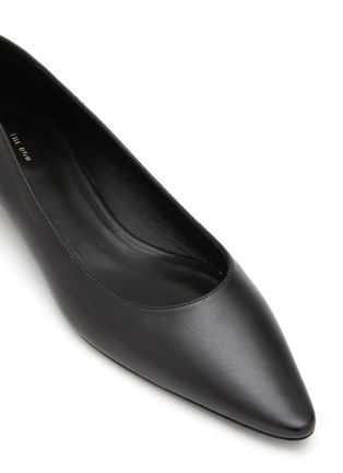 Detail View - Click To Enlarge - THE ROW - Claudette 15 Leather Point Toe Flats