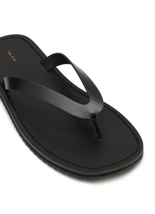Detail View - Click To Enlarge - THE ROW - City Leather Flip Flop