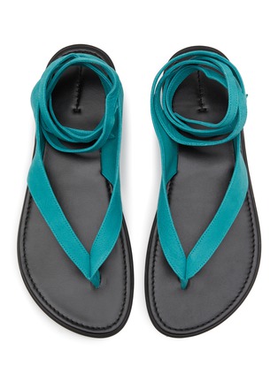 Detail View - Click To Enlarge - THE ROW - Beach Wrap Nubuk Sandals