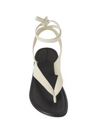 Detail View - Click To Enlarge - THE ROW - Beach Wrap Leather Sandals