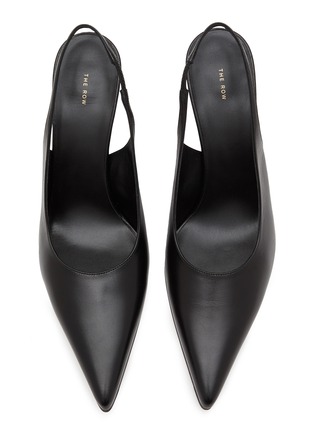 Detail View - Click To Enlarge - THE ROW - 70 Leather Singback Heels