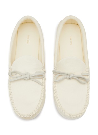 Detail View - Click To Enlarge - THE ROW - Lucca Pony Leather Moccasins