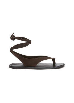 Main View - Click To Enlarge - THE ROW - Beach Wrap Nubuck Sandals
