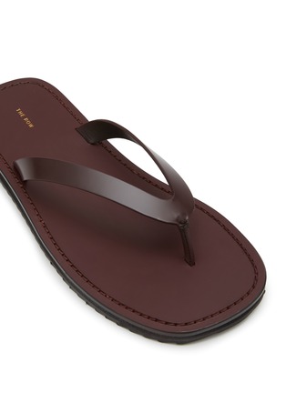 Detail View - Click To Enlarge - THE ROW - City Leather Flip Flops