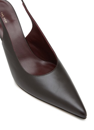 Detail View - Click To Enlarge - THE ROW - 70 Slingback Leather Heels
