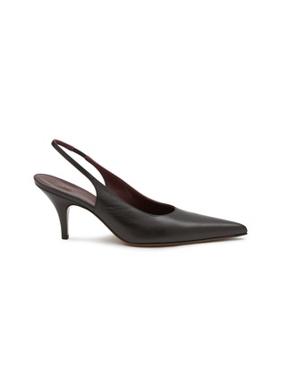 Main View - Click To Enlarge - THE ROW - 70 Slingback Leather Heels