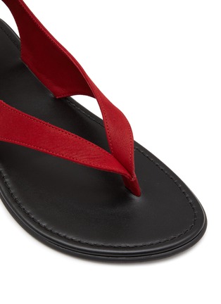 Detail View - Click To Enlarge - THE ROW - Beach Wrap Nubuk Sandals
