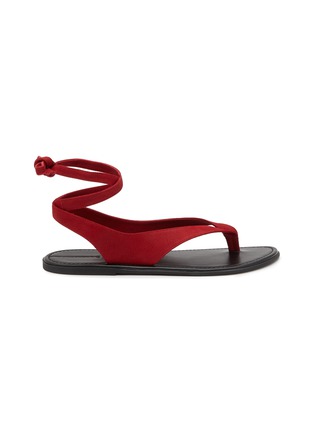 Main View - Click To Enlarge - THE ROW - Beach Wrap Nubuk Sandals