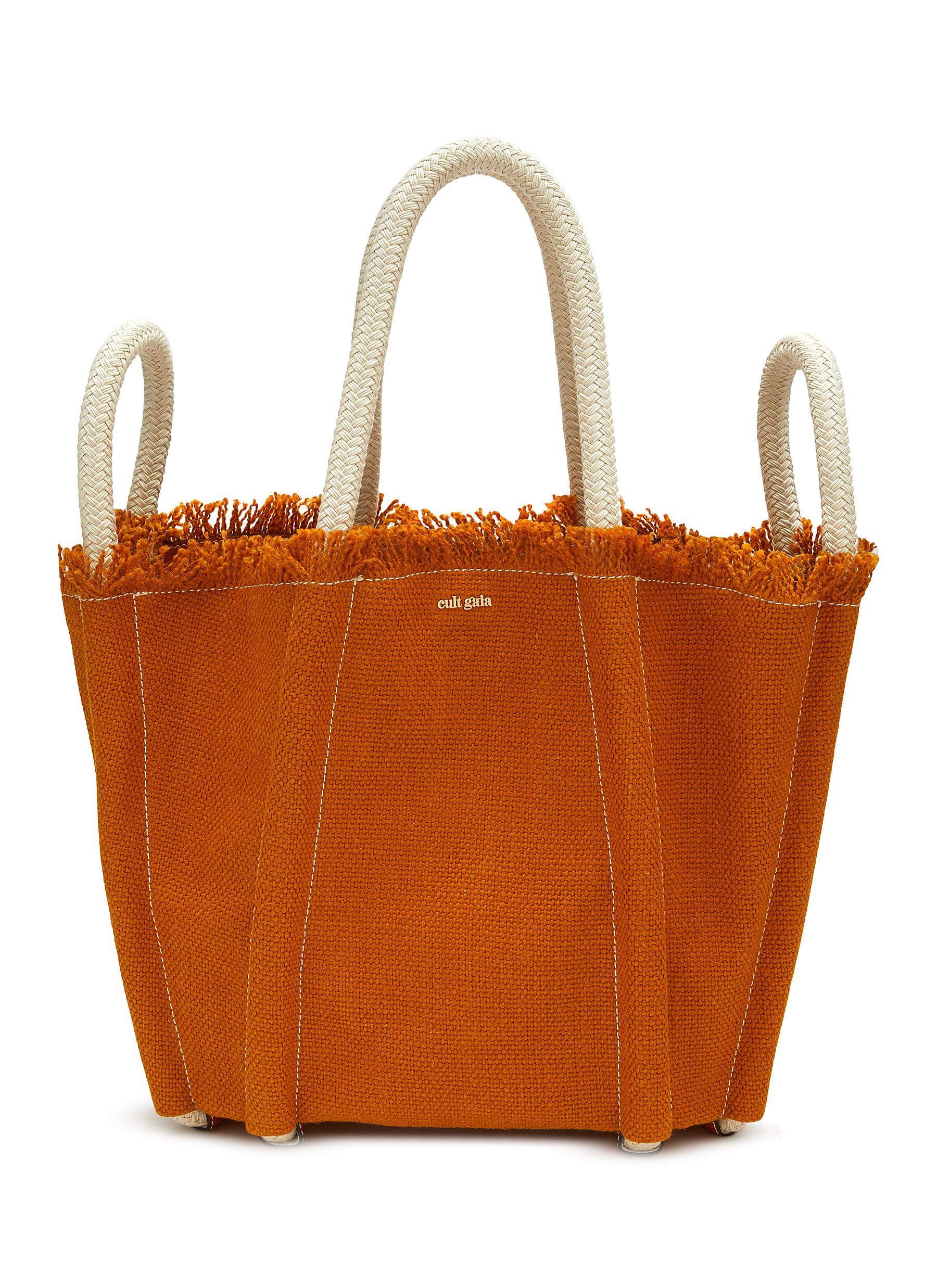 Cult Gaia Sylva Caged Bamboo Shoulder Bag | Runway Catalog