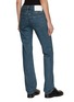 Back View - Click To Enlarge - MM6 MAISON MARGIELA - Twisted Seam Low Rise Jeans